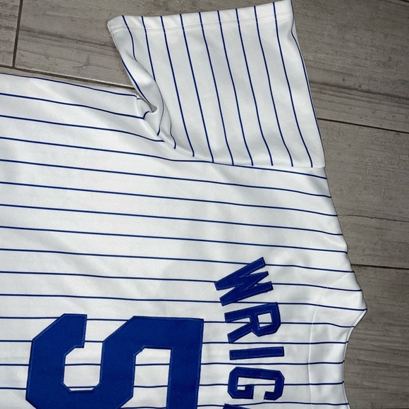 New York Mets David Wright #5 Majestic Stitched Jersey Sz 2XL Used White - Picture 11 of 11